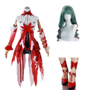 Wuthering Waves Phrolova Women Red Dress Full Set Carnival Halloween Cosplay Costume