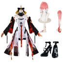 Wuthering Waves Changli Women White Dress Full Set Carnival Halloween Cosplay Costume