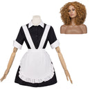 Cosplay Costume Magenta The Rocky Horror Picture Show Maiden Dress Set Black Men Halloween Carnival Party Outfits