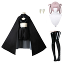 Call of the Night Nazuna Nanakusa Women Black Outfit Cloak Version Cosplay Costume