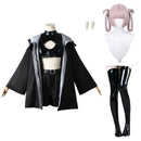 Call of the Night Nazuna Nanakusa Women Black Outfit Coat Version Cosplay Costume