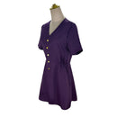 Cosplay Costume Beth Bixler Evil Dead Rise Dress Purple Women Halloween Carnival Party Outfits