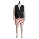 Cosplay Costume Carl Dungeon Crawler Carl (2026) Vest Pants Black Men Halloween Carnival Party Outfits