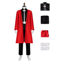 Cosplay Costume Edward Elric FullMetal Alchemist Fullset Red Men Halloween Carnival Party Outfits