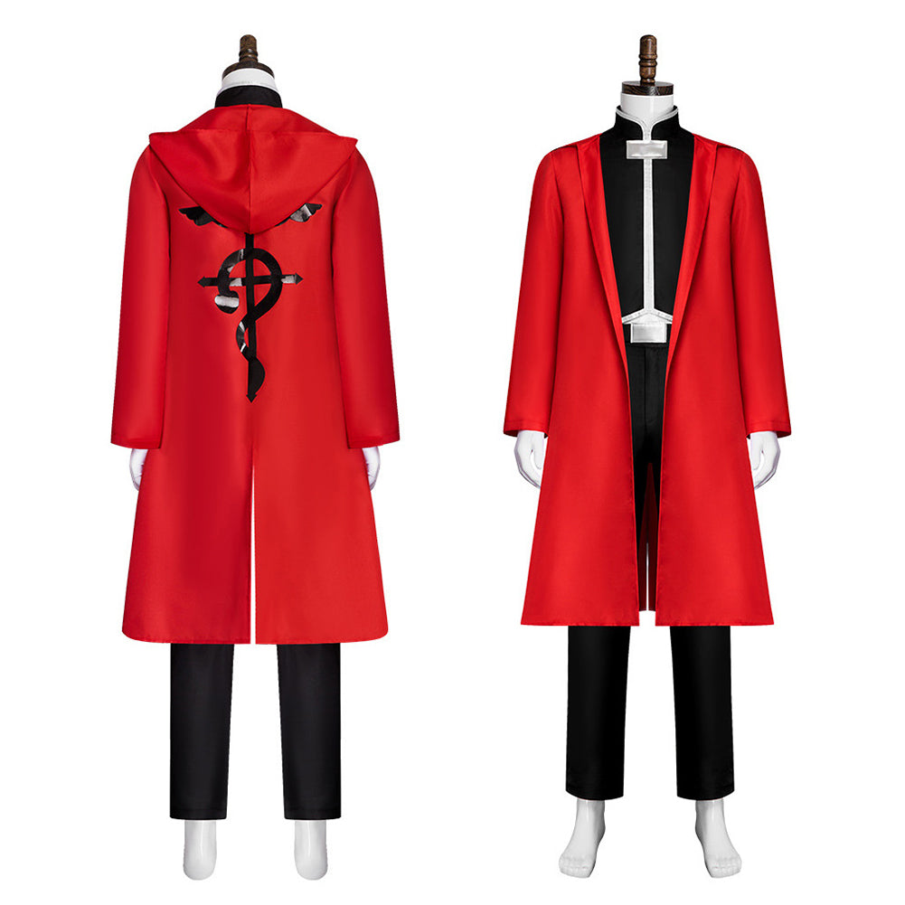Cosplay Costume Edward Elric FullMetal Alchemist Fullset Halloween Carnival Party Outfits