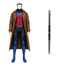 Cosplay Costume Gambit Remy LeBeau Fullset Brown Men Halloween Carnival Party Outfits