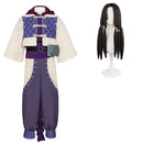 Cosplay Costume Jabba Wonger Gachiakuta Fullset Purple Men Halloween Carnival Party Outfit