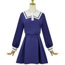 Cosplay Costume Kagari Mimi Lizzy Seiran Totsuki Sheena I Want to Love You Till Your Dying Day (2026) Sailor Fuku Uniform Blue Women Halloween Carnival Party Outfits