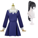 Cosplay Costume Kagari Mimi Lizzy Seiran Totsuki Sheena I Want to Love You Till Your Dying Day (2026) Sailor Fuku Uniform Blue Women Halloween Carnival Party Outfits