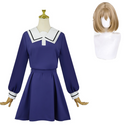 Cosplay Costume Kagari Mimi Lizzy Seiran Totsuki Sheena I Want to Love You Till Your Dying Day (2026) Sailor Fuku Uniform Blue Women Halloween Carnival Party Outfits