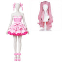 Cosplay Costume Mizi Zombie Stage (2026) R1 Stage Dress Set Pink Women Halloween Carnival Party Outfits