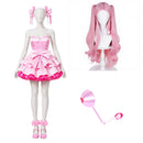Cosplay Costume Mizi Zombie Stage (2026) R1 Stage Dress Set Pink Women Halloween Carnival Party Outfits