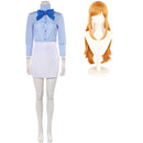 Cosplay Costume Nami OP Heroines Suit Skirt Blue Women Halloween Carnival Party Outfits