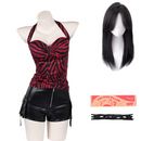 Cosplay Costume Nikki Freeman Obsession (2026) Top Shorts Fullset Red Women Halloween Carnival Party Outfits