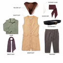 Cosplay Costume Pirate Clark Backroom (2026) Pirate Fullset Men Halloween Carnival Party Outfits
