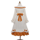 Cosplay Costume Sandrone Genshin Impact Pajamas Nightgown Sleepwear Orange Women Halloween Carnival Party Outfits