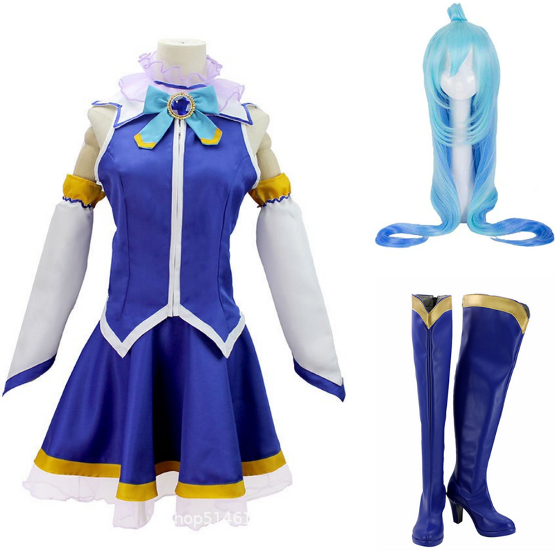 Kono Subarashii Sekai ni Shukufuku wo! Anime Aqua Women Blue Uniform W