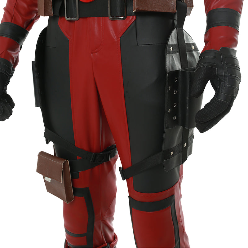 Deadpool 3 Deadpool Coat Pants Outfit Halloween Carnival Suit Cosplay Costume
