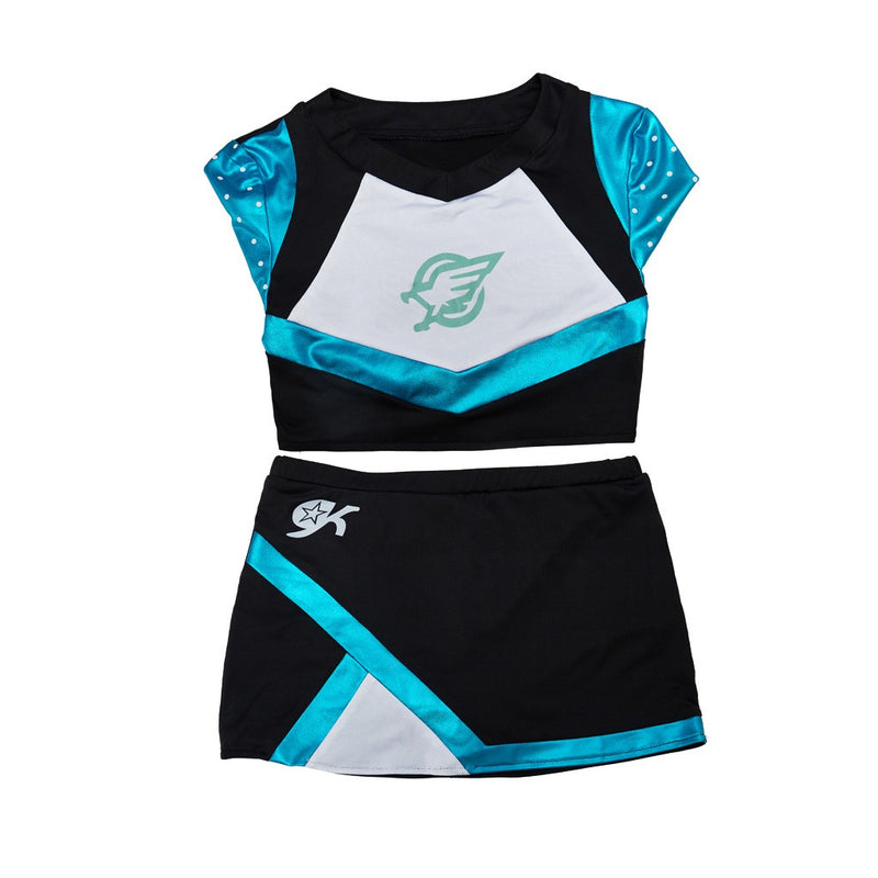 Euphoria Maddy Perez Blue Cheerleader Outfit Women Halloween Carnival Party  Cosplay Costume