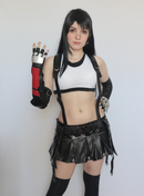 FF VII FF7 Remake Tifa Lockhart Cosplay Costume Full Set Costume Outfits