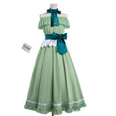Frieren: Beyond Journey's End Frieren Green Party Dress Outfit Women Halloween Carnival Party Cosplay Costume