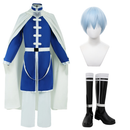 Frieren: Beyond Journey's End Himmel Blue Outfits Cloak Party Carnival Halloween Cosplay Costume