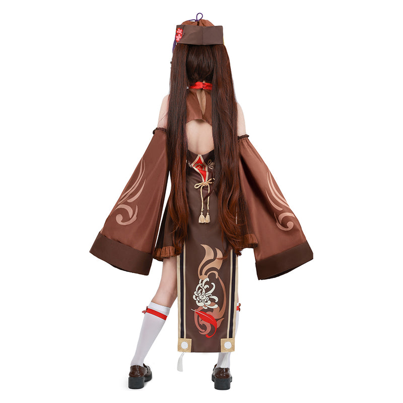Genshin Impact Hu Tao Cosplay Costume Original Design Zombie‘s Style Dress Outfits Halloween Carnival Suit