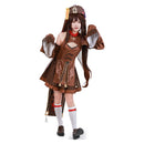 Genshin Impact Hu Tao Cosplay Costume Original Design Zombie‘s Style Dress Outfits Halloween Carnival Suit