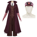 Hazbin Hotel Season 2 Charlie Morningstar Detective Women Coat Suit Fullset Outfits Halloween Carnival Party Cosplay Costume