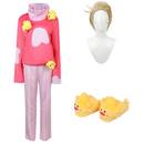 Hazbin Hotel Season 2 Lucifer Morningstar Pink Sweater&nbsp;Pajamas Fullset Men Halloween Carnival Party Cosplay Costume
