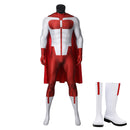 Invincible Omni-Man Nolan Grayson Red Zentai Jumpsuit Carnival Halloween Cosplay Costume