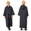 Kids Jedi Costume for Anakin Skywalker Cosplay Tunic Hooded Robe Outfit Black Version