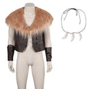 Kraven the Hunter Men Adult Shawl Vest Suit Party Carnival Halloween Cosplay Costume