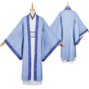 Kusuriya no Hitorigoto Jinshi Light Blue Kimono Outfit Carnival Halloween Cosplay Costume