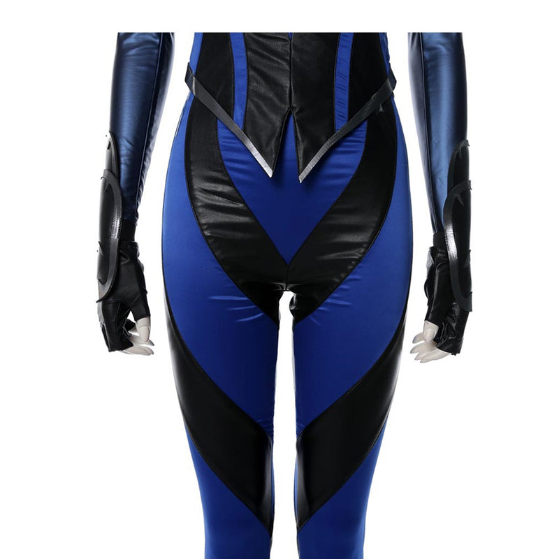 Mortal Kombat 11 Kitana Outfit Halloween Carnival Suit Cospaly Costume