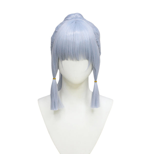 Genshin Impact Kamisato Ayaka Heat Resistant Synthetic Hair Carnival Halloween Party Props Cosplay Wig