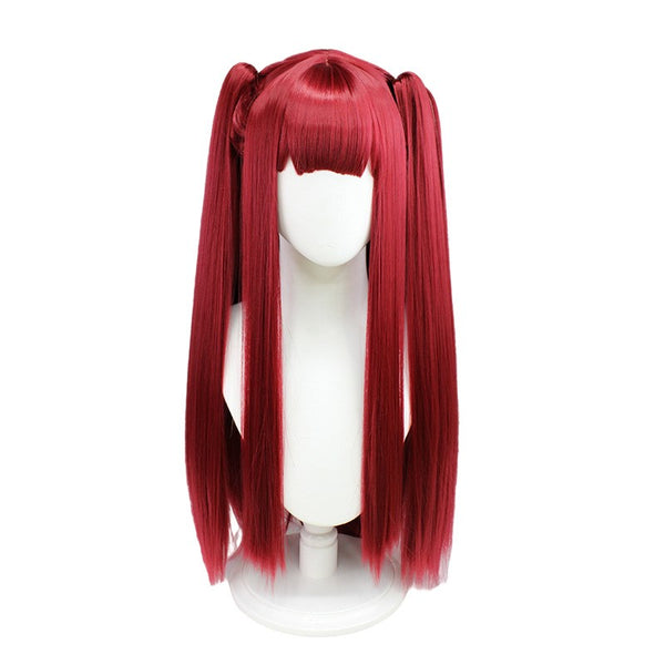 Red Cosplay Wig Halloween Party Props