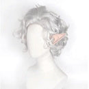 BG3 Astarion Cosplay Silver Curls Wig And Ear Cosplay Costume Accesories Halloween Carnival Prop