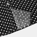 Road House 2024 John Dalton Black Polka Dots Button Front Shirt Party Carnival Halloween Cosplay Costume