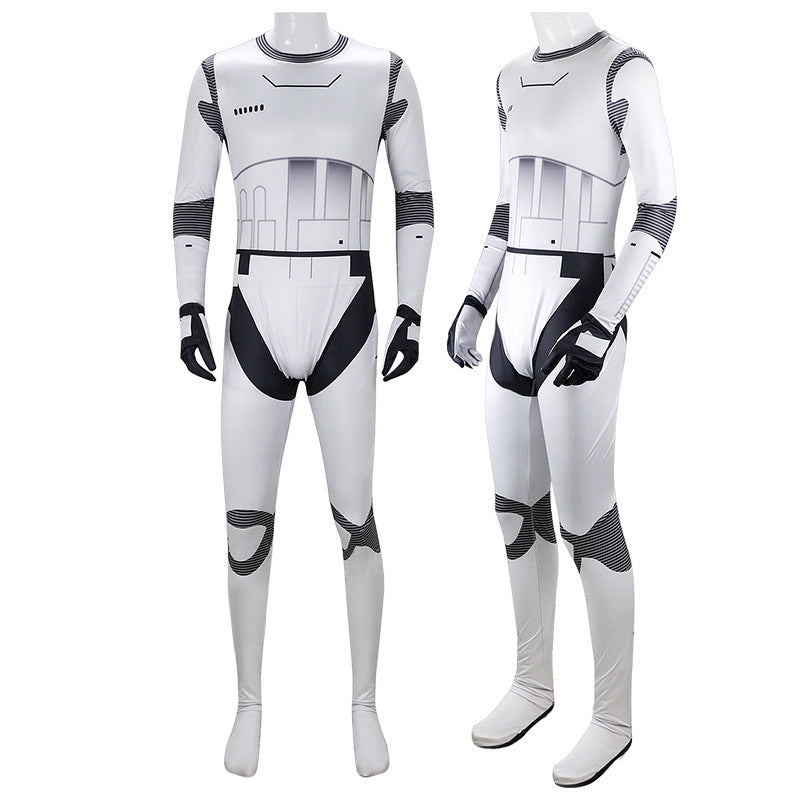 Stormtrooper White Jumpsuit Party Carnival Halloween Cosplay Costume
