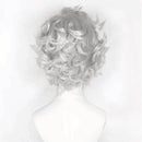 BG3 Astarion Cosplay Silver Curls Wig And Ear Cosplay Costume Accesories Halloween Carnival Prop