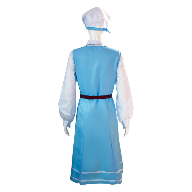 Gushing over Magical Girls Morino Korisu Women Blue Dress Party Carnival Halloween Cosplay Costume Gushing over Magical Girls Morino Korisu Women Blue Dress Party Carnival Halloween Cosplay Costume