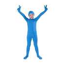 Kids Children Spandex One Piece Unitard Open Face Full Body Zentai Suit Cosplay Costume