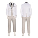 Blue Lock Nagi Seishiro White Uniform Men Halloween Carnival Party Cosplay Costume