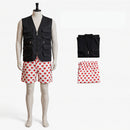 Cosplay Costume Carl Dungeon Crawler Carl (2026) Vest Pants Black Men Halloween Carnival Party Outfits
