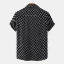 Road House 2024 John Dalton Black Polka Dots Button Front Shirt Party Carnival Halloween Cosplay Costume