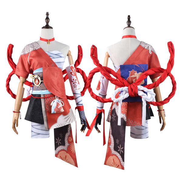 Genshin Impact Yoimiya Halloween Carnival Suit Outfits Cosplay Costume