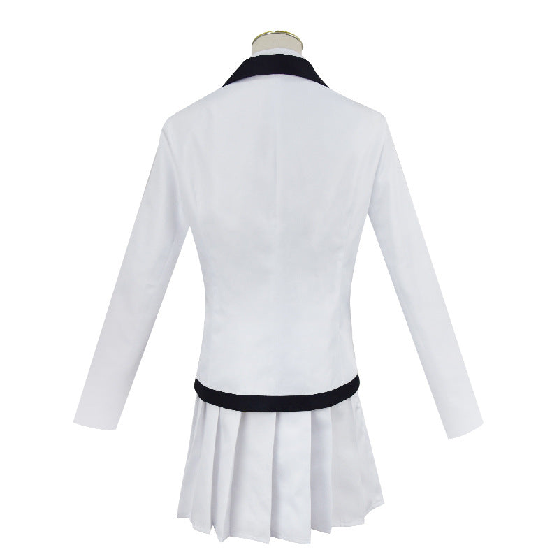 Blue Archive The Animation Ushio Noa Women White Uniform Dress Cosplay Costume