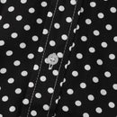 Road House 2024 John Dalton Black Polka Dots Button Front Shirt Party Carnival Halloween Cosplay Costume