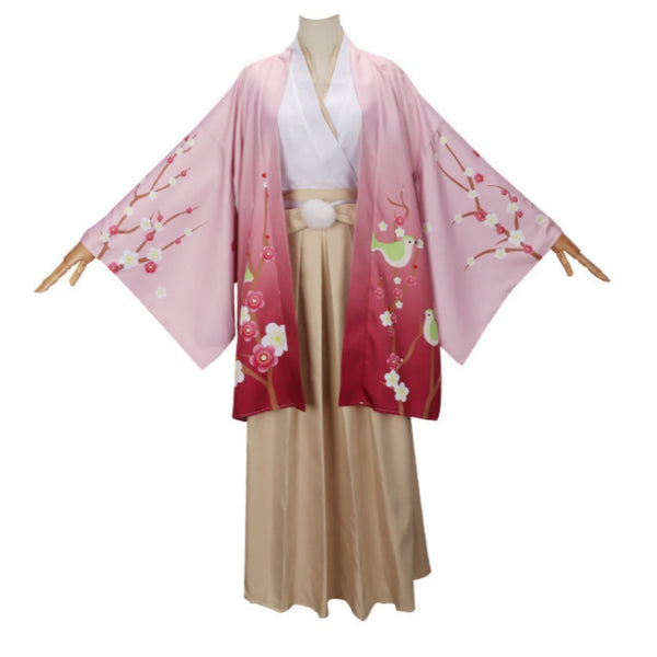 Pink Kimono Party Carnival Halloween Cosplay Costume